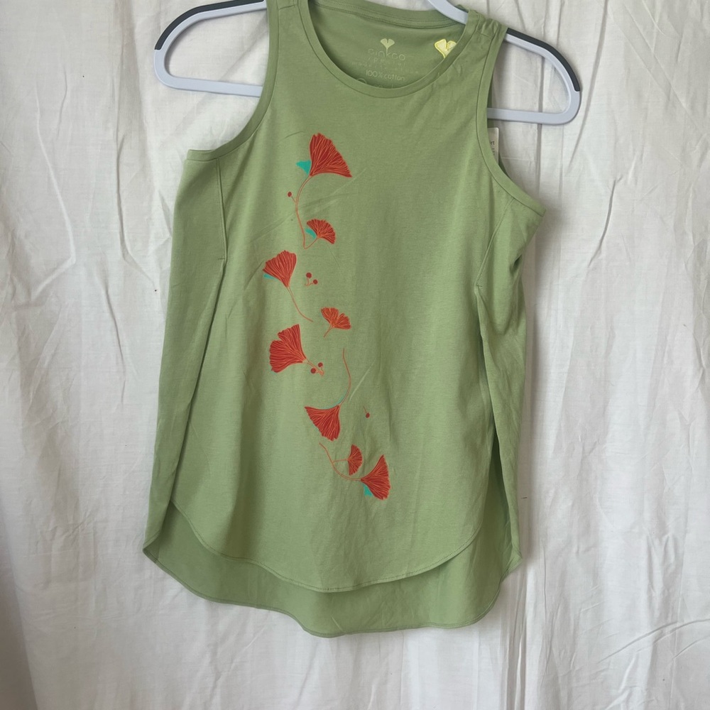 light green relaxed fit cami top
